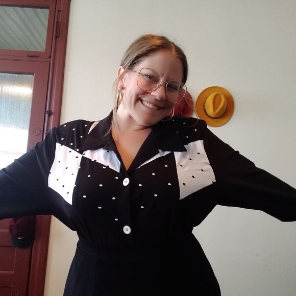 Vintage Button Up Track Jacket - Picture 7 of 7